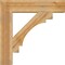 Ekena Millwork Merced Block Rough Sawn Bracket, Western Red Cedar, 6"W x 32"D x 32"H BKT06X32X32MRC05RWR - alternate 2